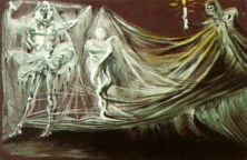 Haga click para ver la imagen ampliada 1950_22_design for the death scene in 'don juan tenorio' 1950.jpg